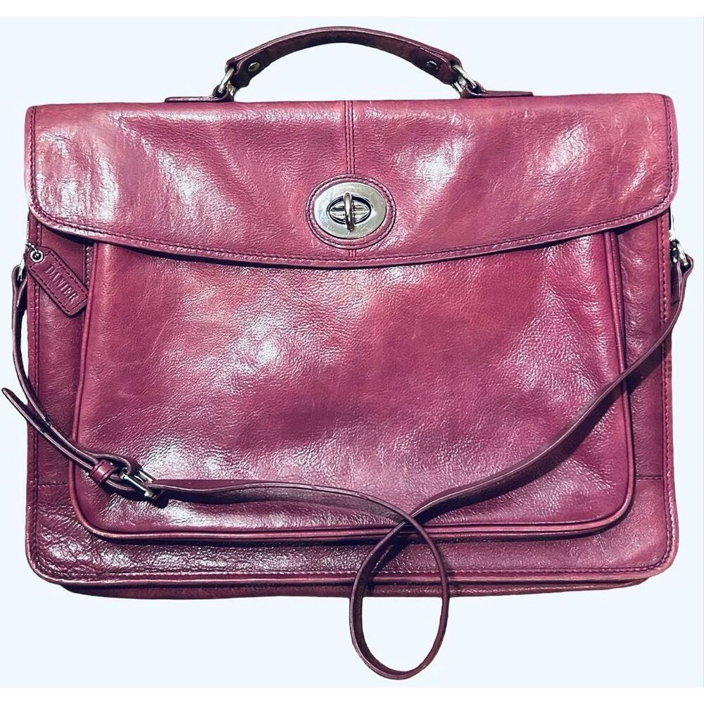 Danier Vintage Leather Laptop Case
